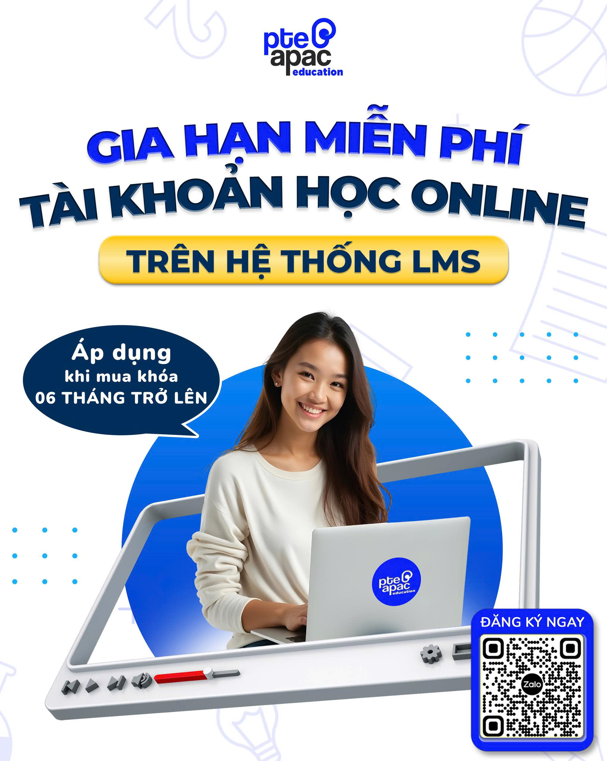 Gia hạn miễn phí Tài khoản học Online